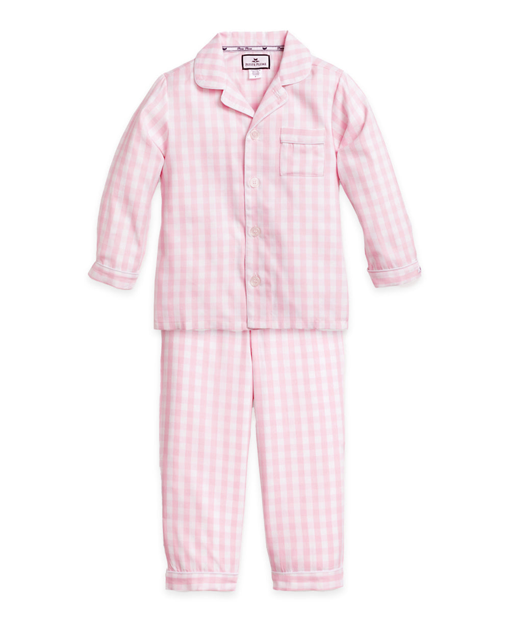 Pink Gingham Pajama Set