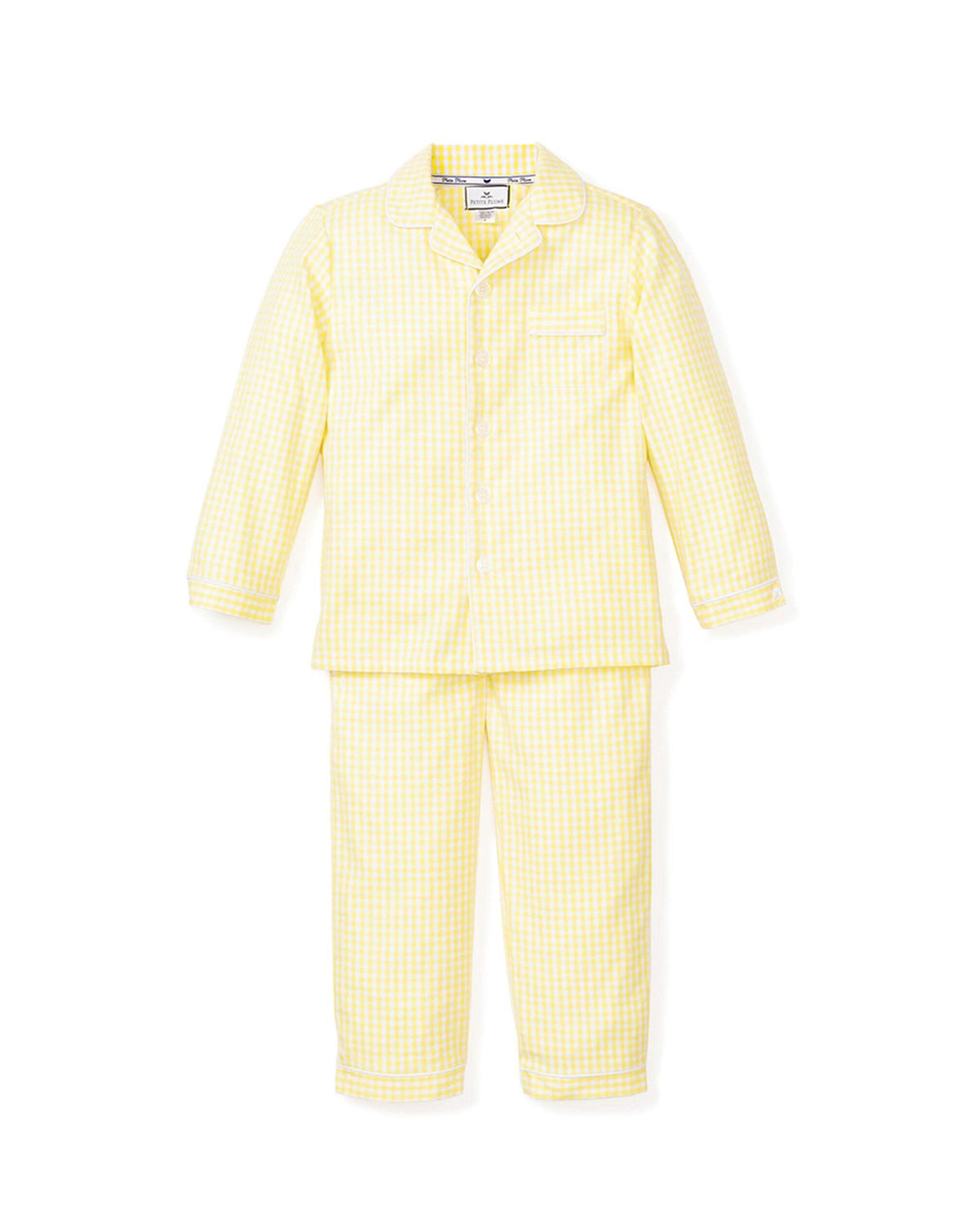 Yellow Gingham Pajamas