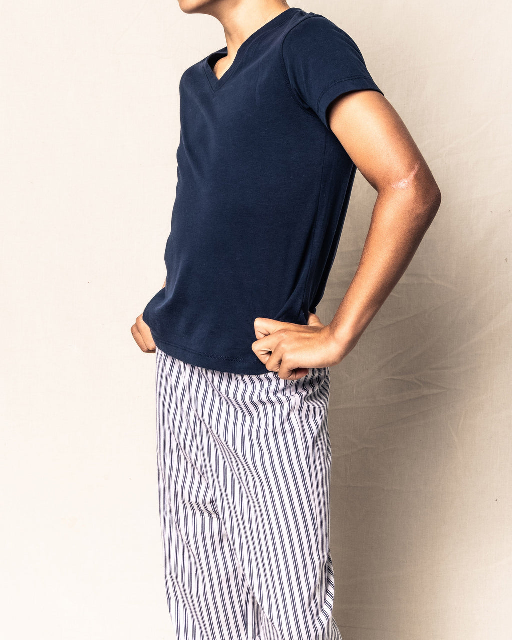 Children’s Navy French Ticking Pants