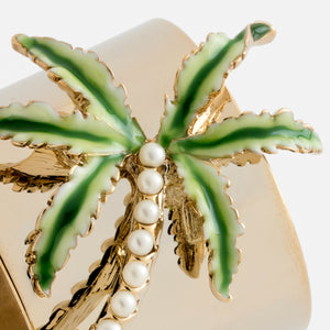 Palm Tree Napkin Rings, Set of Two