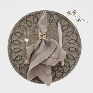 Evil Eye Napkin Rings, Set of Two