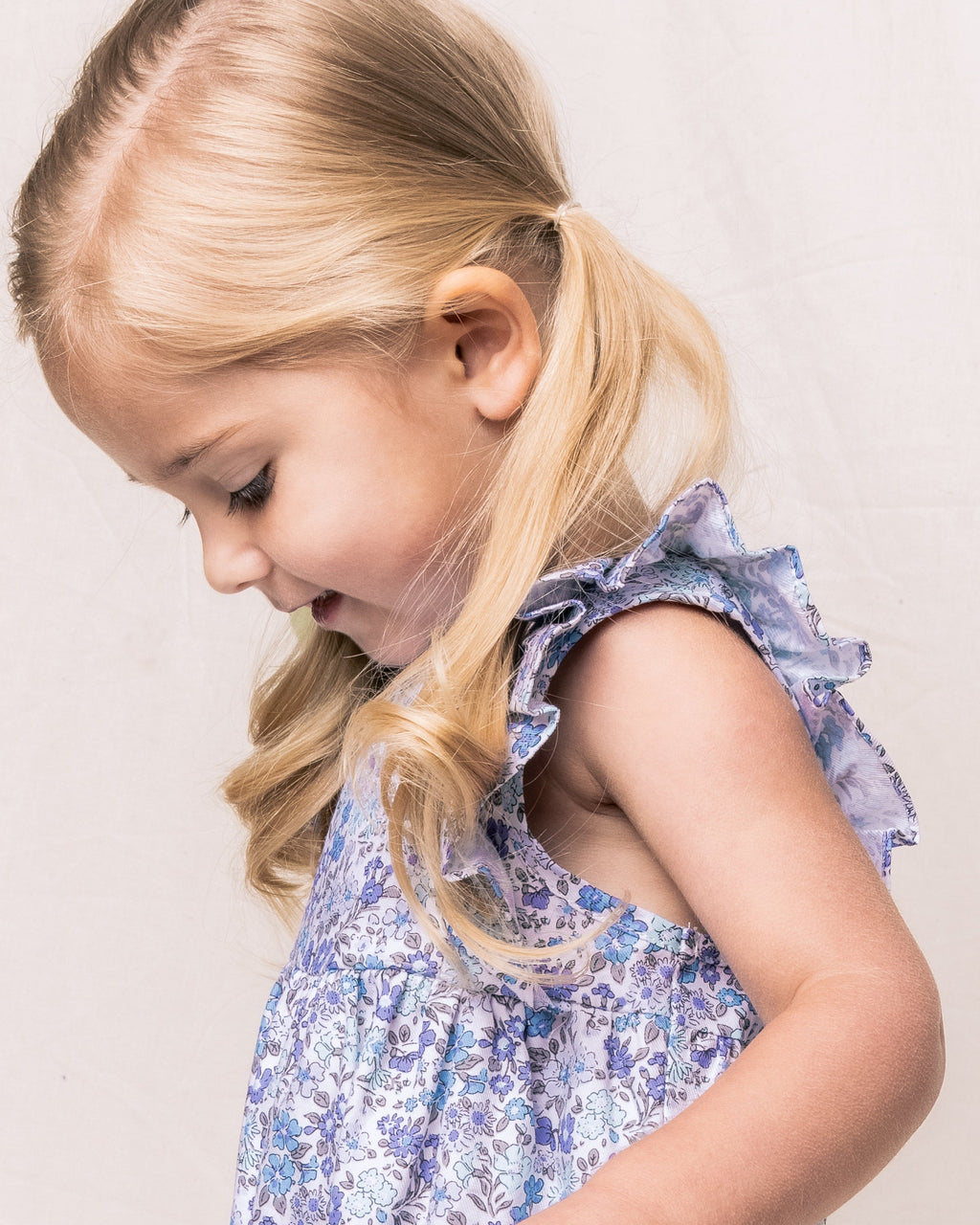 Children’s Fleur D'Azur Ruffled Romper
