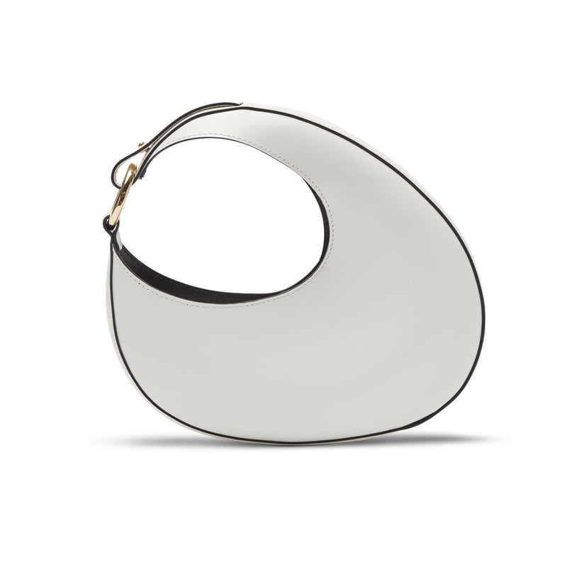 Ostra Micro in Off White with Gold Ring