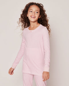 Children’s Pink Stripes Pima Snug Fit Pajama Set