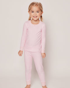 Children’s Pink Stripes Pima Snug Fit Pajama Set