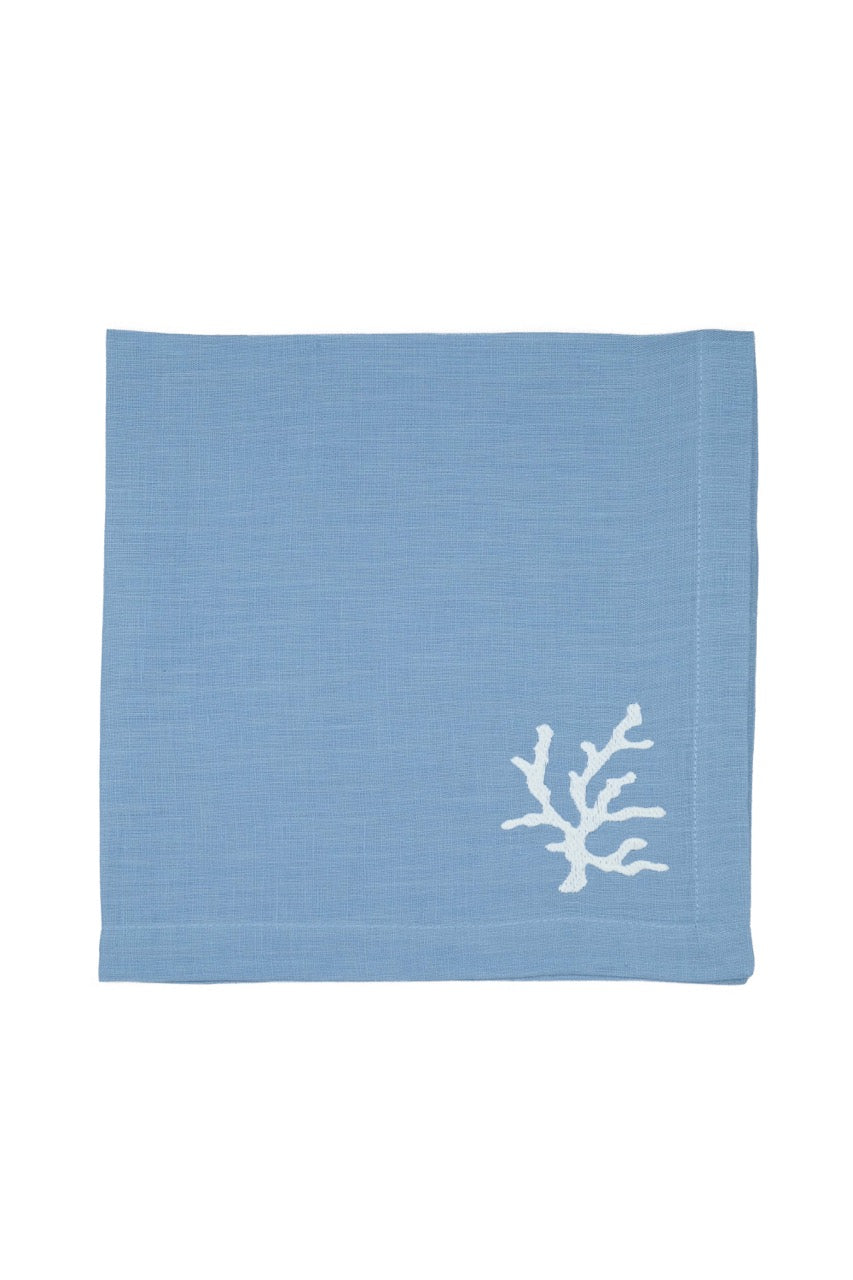 Coral Collection Napkin in Mavi, Set of 4