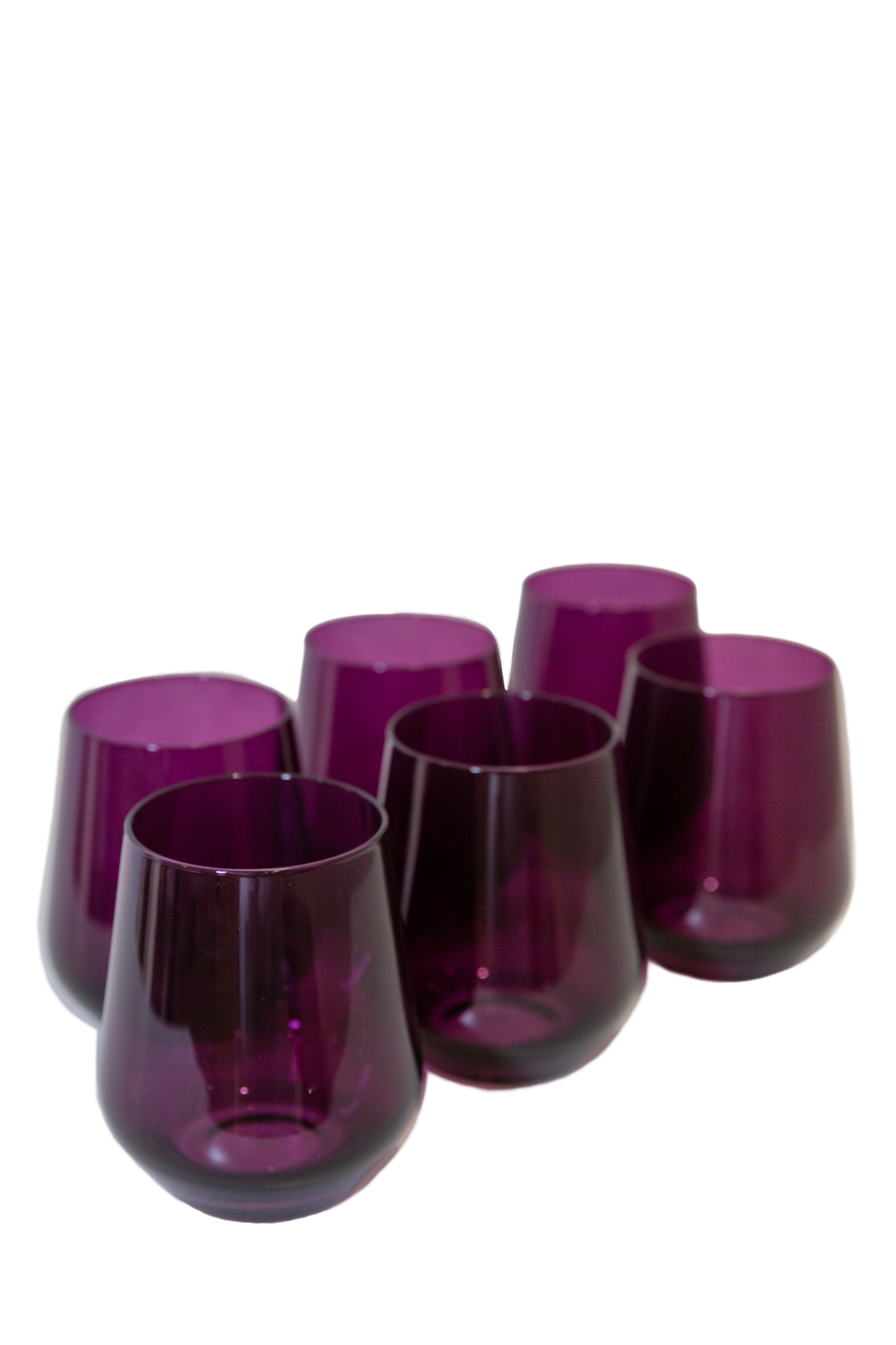 Amethyst Stemless Set of 6 - Thumbnail 4