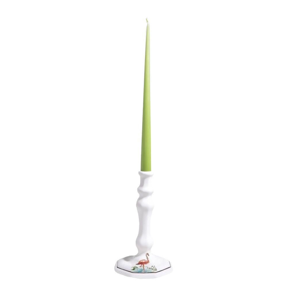 Animaux de la Savane Octagonal Candlestick, Flamingo