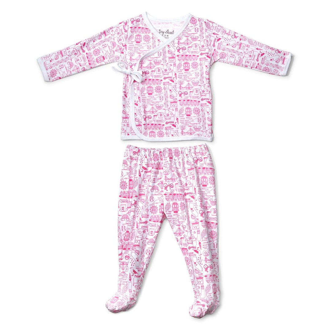 Pink San Francisco Layette Set