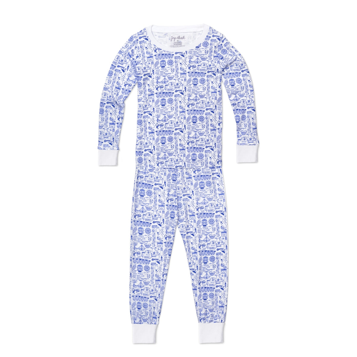 Joy Street Kids San Francisco pajamas, blue