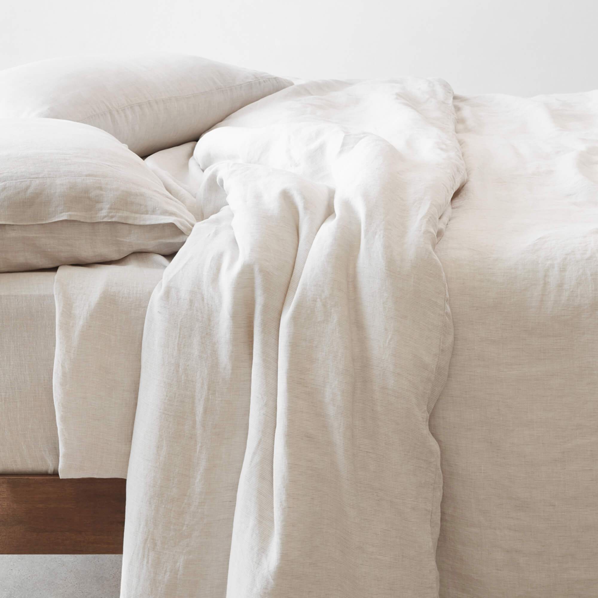 Stonewashed Linen Duvet Cover - King