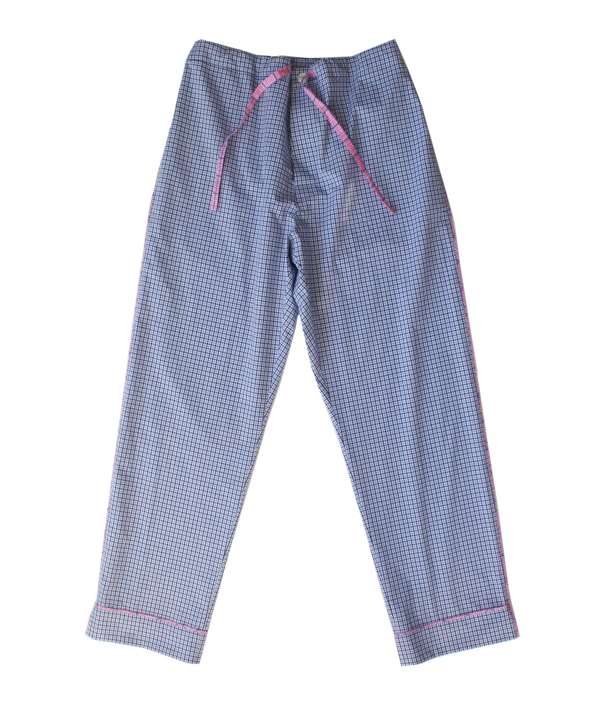 Saturn Men's Pajama Pant in Blue Check