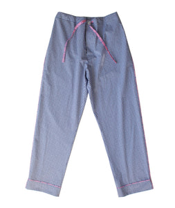 Saturn Men's Pajama Pant in Blue Check