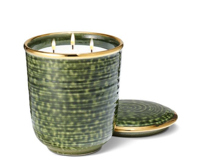 Aerin Savoy Candle in Forest Green on Over The Moon