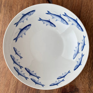 School of Fish Wide Serving Bowl - Caskata
