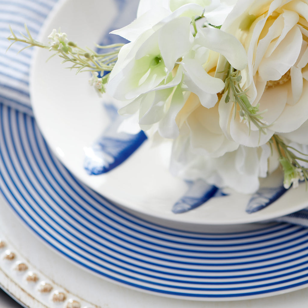 Newport Racing Stripe Dinner Plate - Caskata
