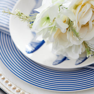 Newport Racing Stripe Dinner Plate - Caskata