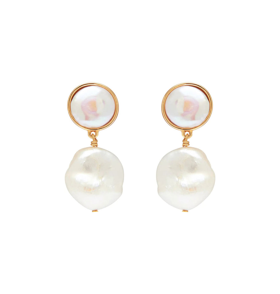 Petite Petra Pearl Earring | Over The Moon