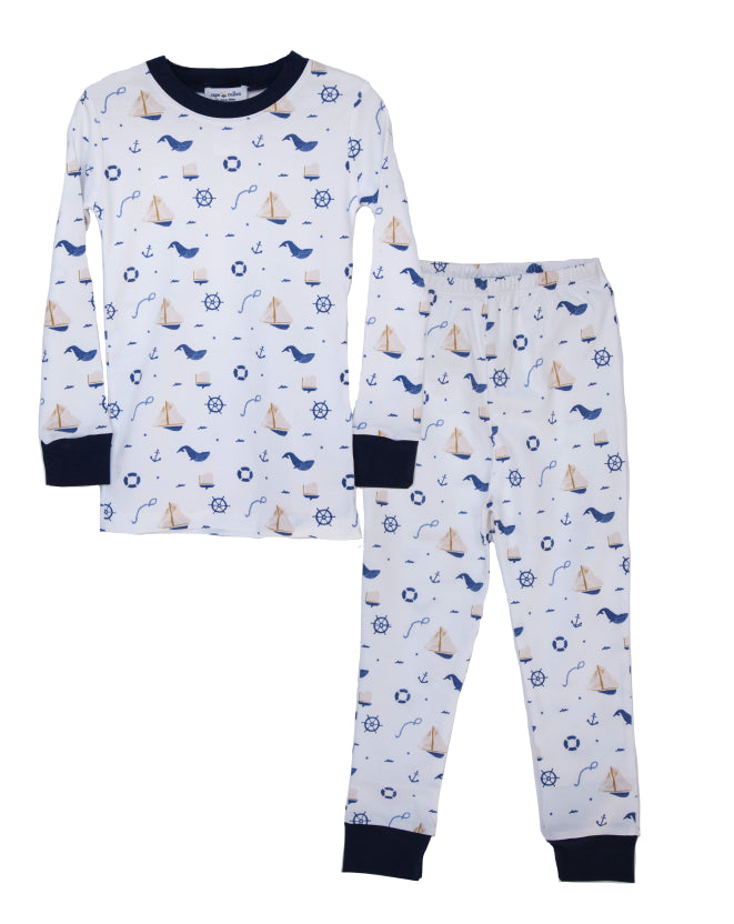 Children’s Nautical Two-Piece Pajama Set