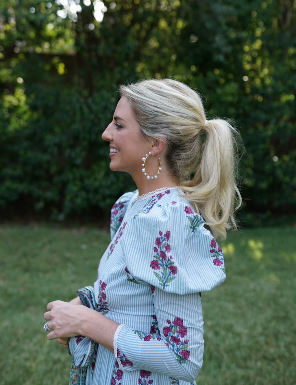 Pearl Hoops