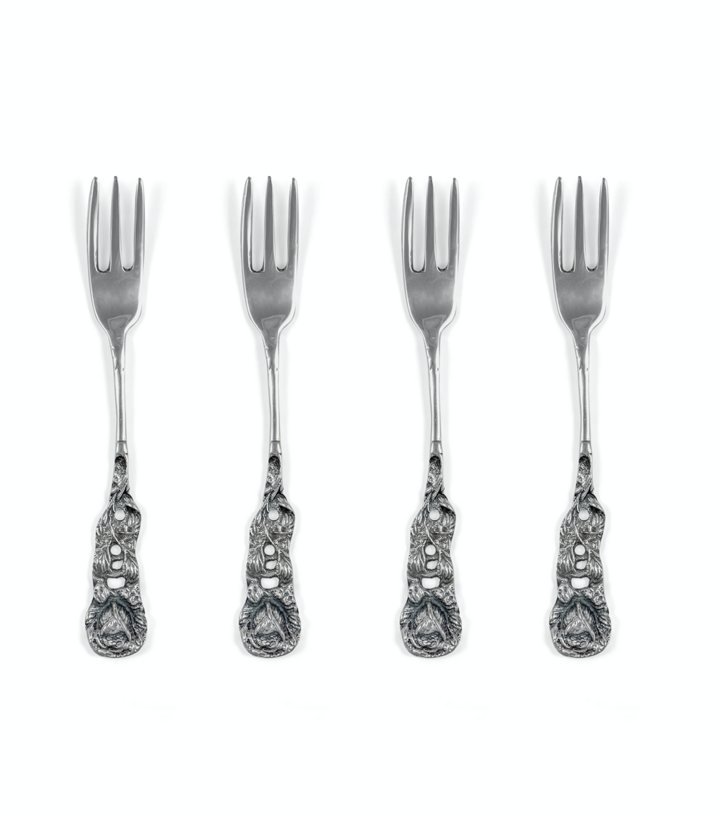 Rose Forks, Set of 4