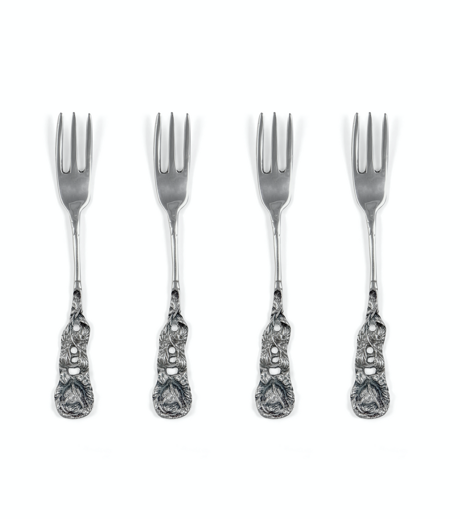 Rose Forks, Set of 4