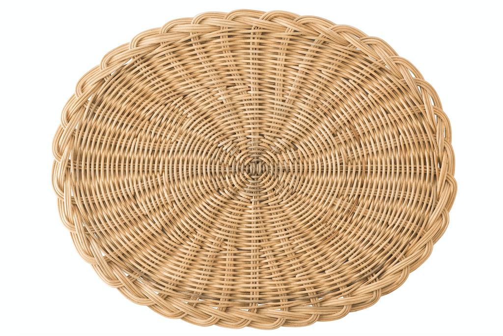 Braided Basket Oval Natural Placemat