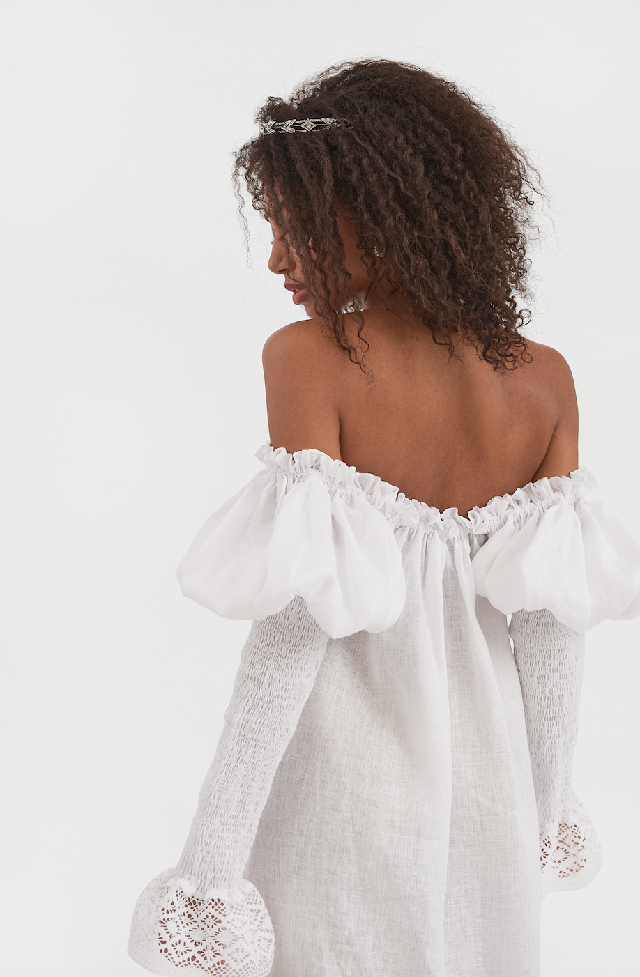 Opera Linen Dress in White | Over The Moon Opera Linen Dress in White | Over The Moon