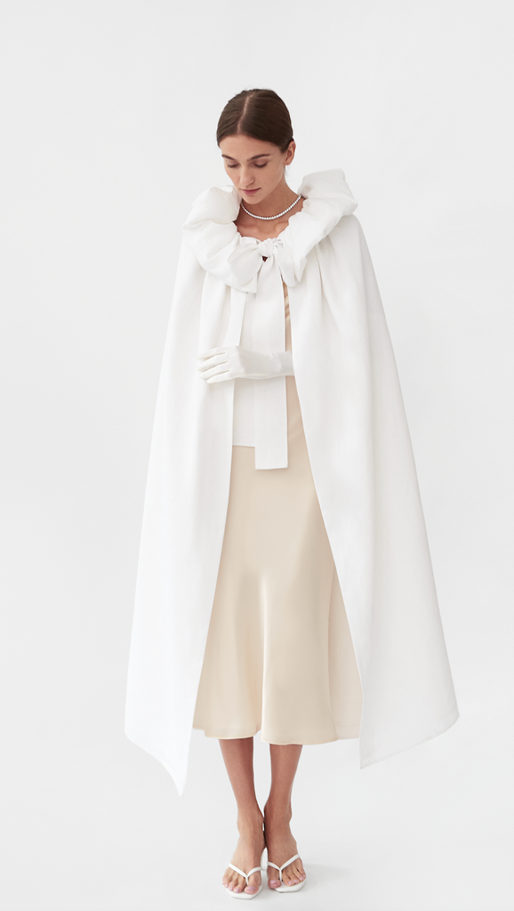 Whitewing Linen Cape
