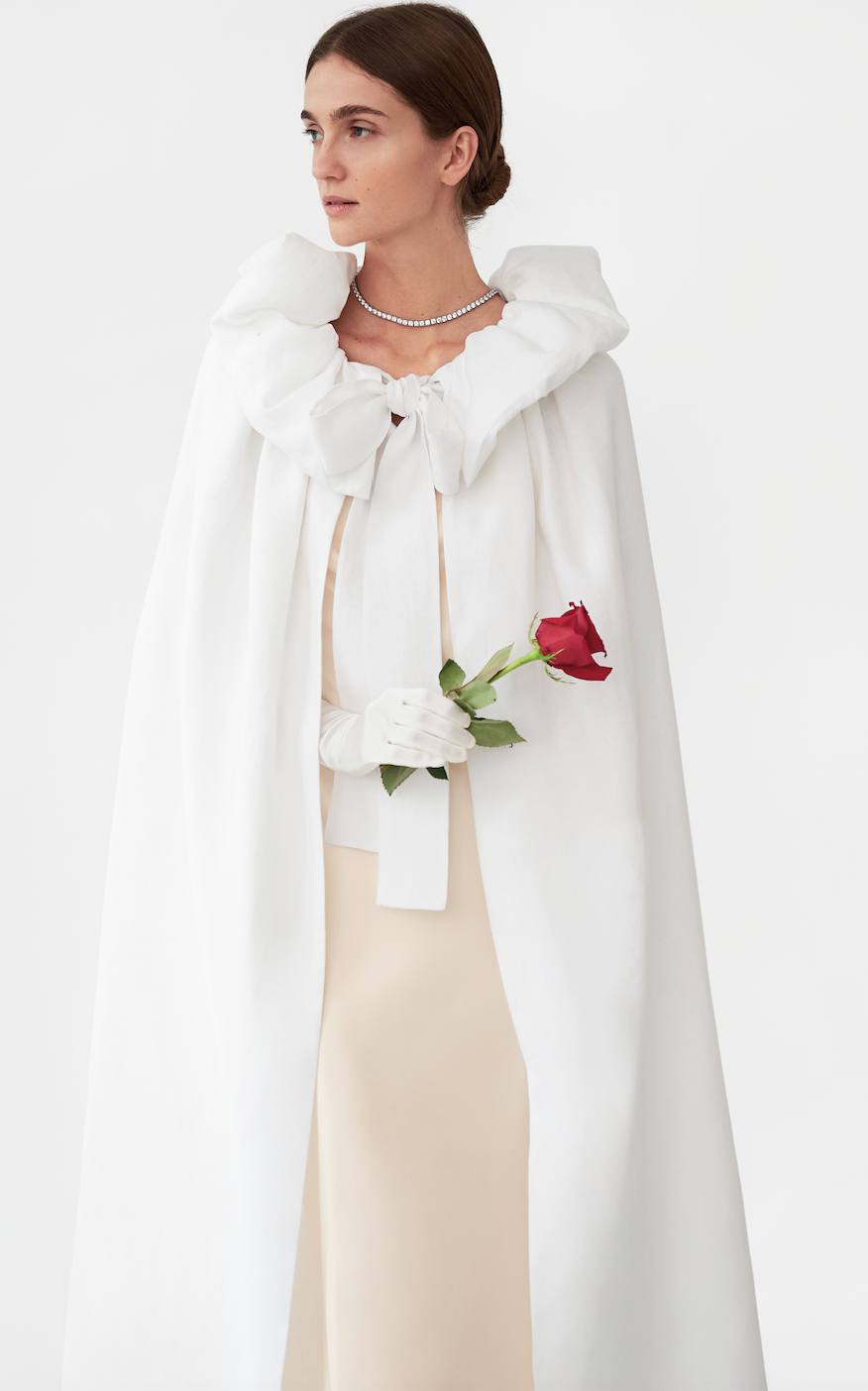 Whitewing Linen Cape