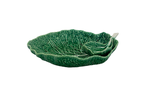 Cabbage Chip And Dip 13" Green