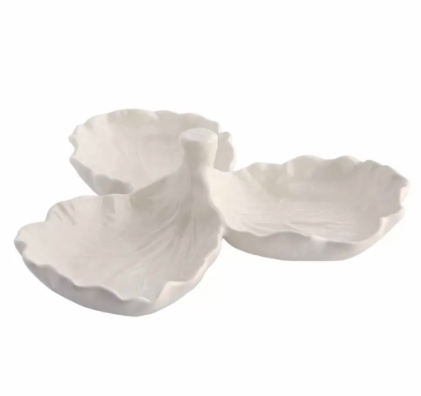 Cabbage Olive Dish Beige