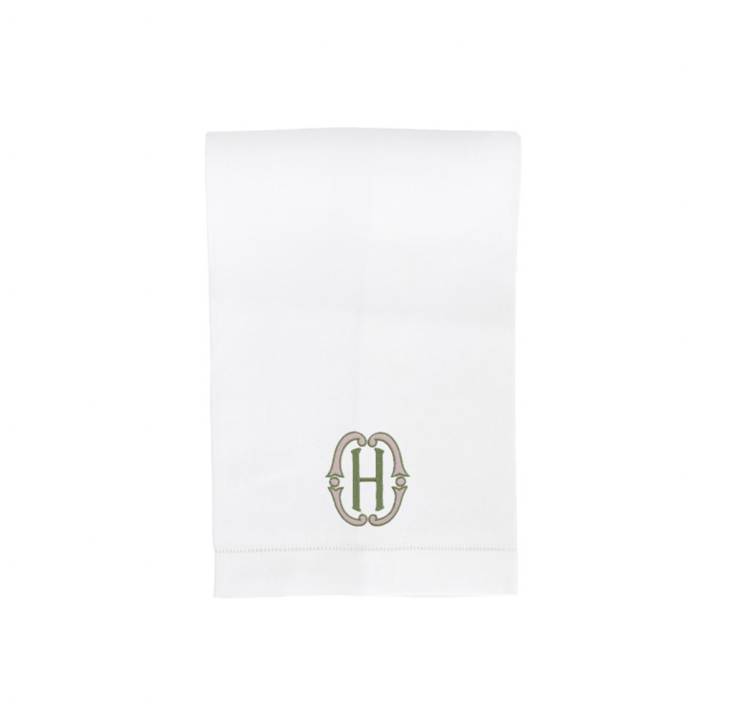 Personalized & Embroidered Classico Linen Hand Towel