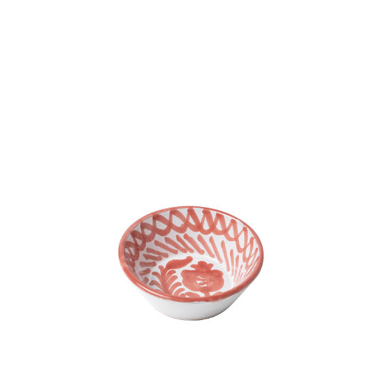Casa Coral Mini Bowl with Hand-painted Designs