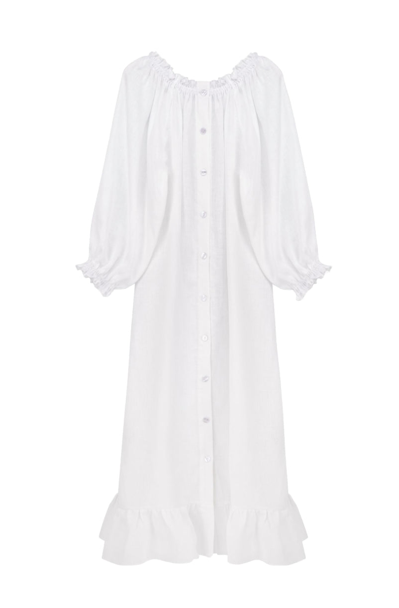 Loungewear Dress in White