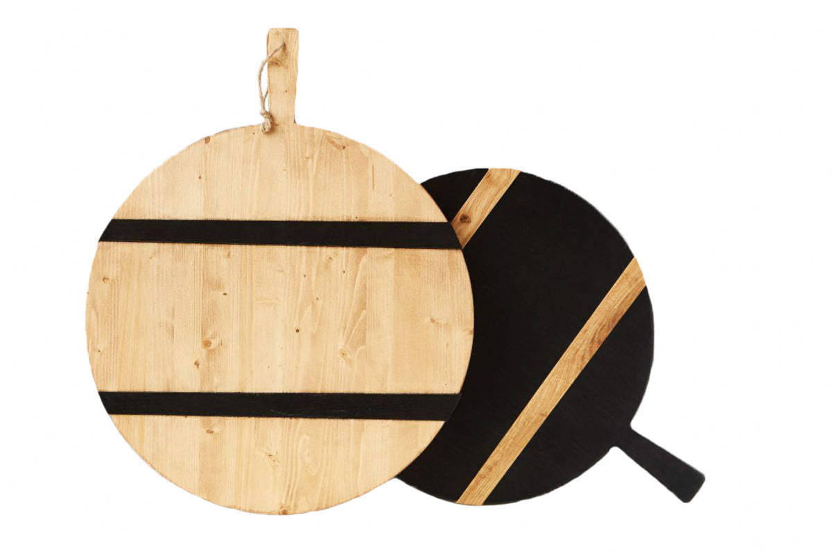 Black Round Mod Charcuterie Board