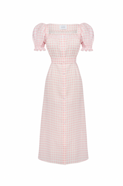Sleeper (The Genus Rosa Dress) Pink Vichy - WOW Concept XS / Pink Vichy Sleeper (The Genus Rosa Dress) Pink Vichy - WOW Concept XS / Pink Vichy