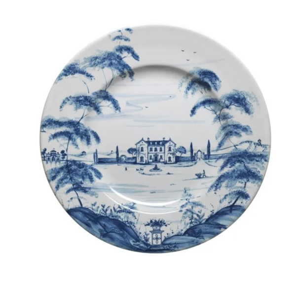 Country Estate Delft Blue Dinner Plate Main House