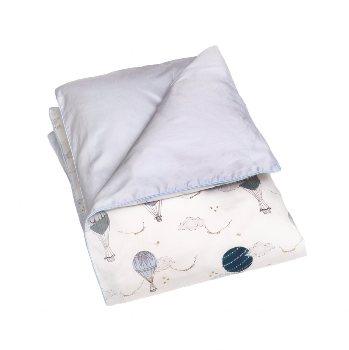 Touch The Sky Baby Duvet in Blue
