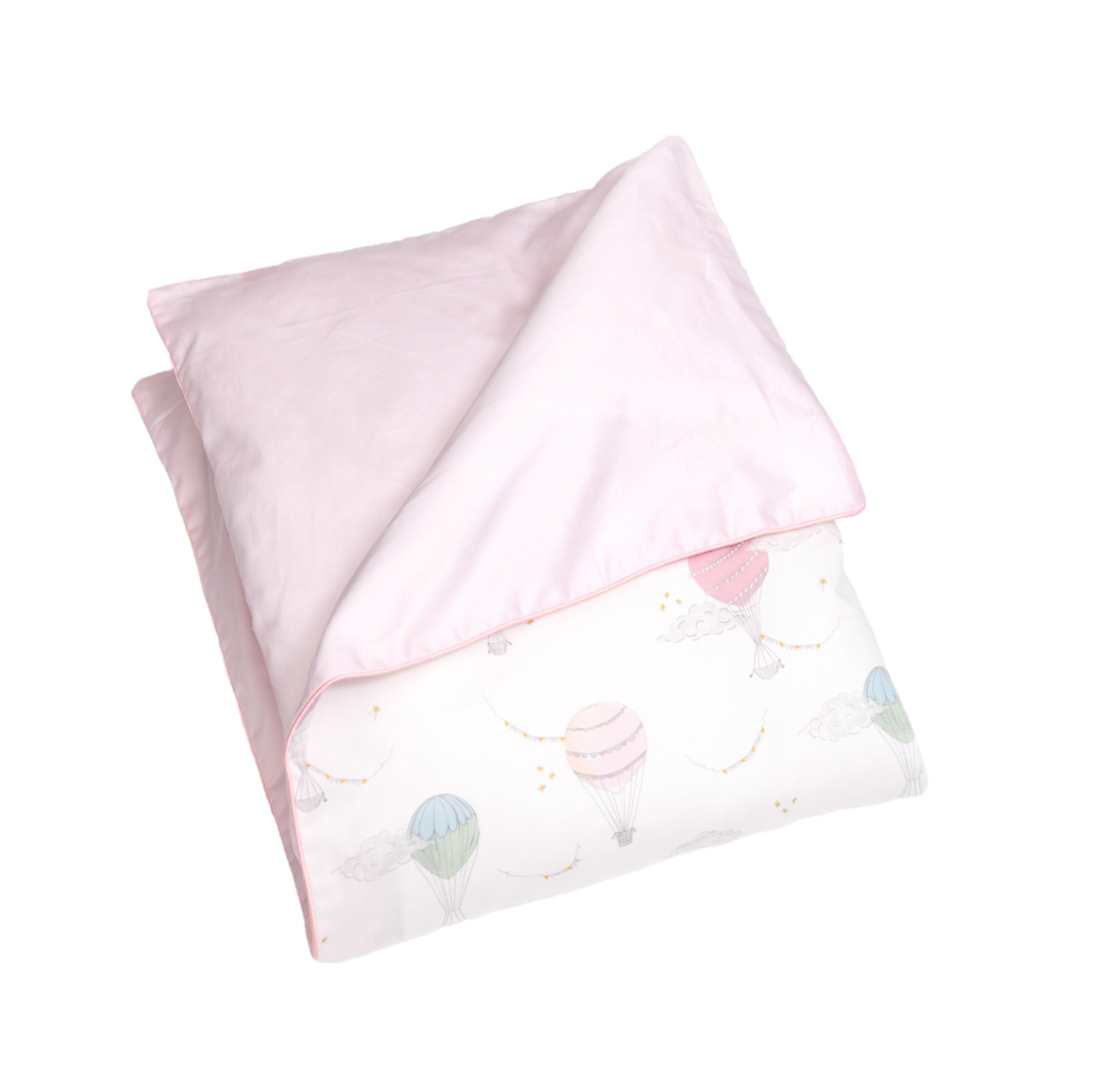 Touch The Sky Baby Duvet in Pink