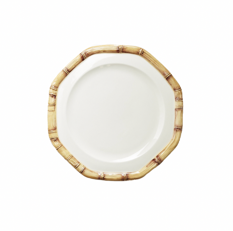 Bamboo Salad and Dessert Plate