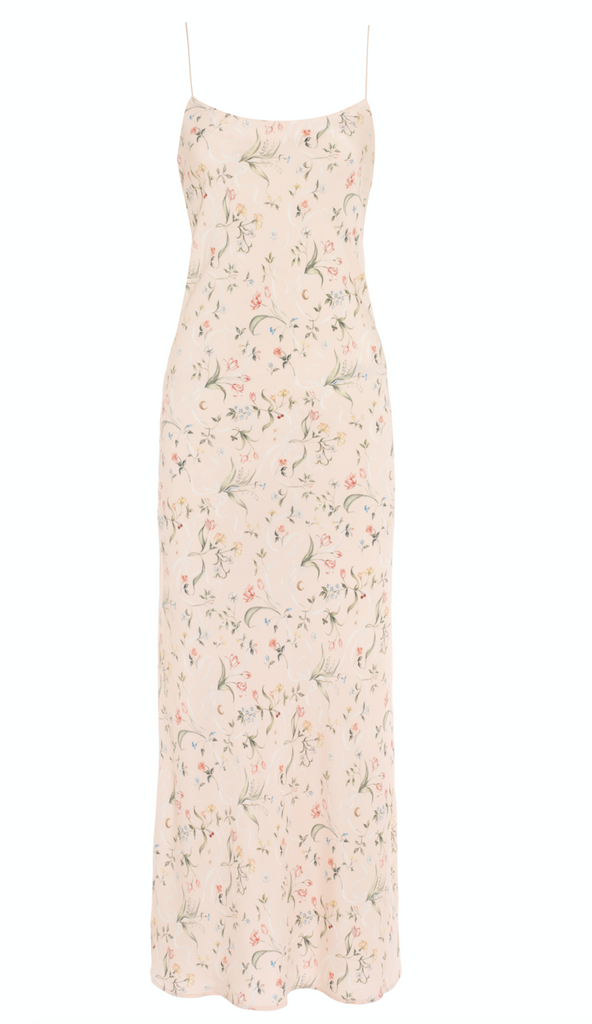 Riley Sheehey x Refine: The Carolyn Slip Dress in Pale Pink
