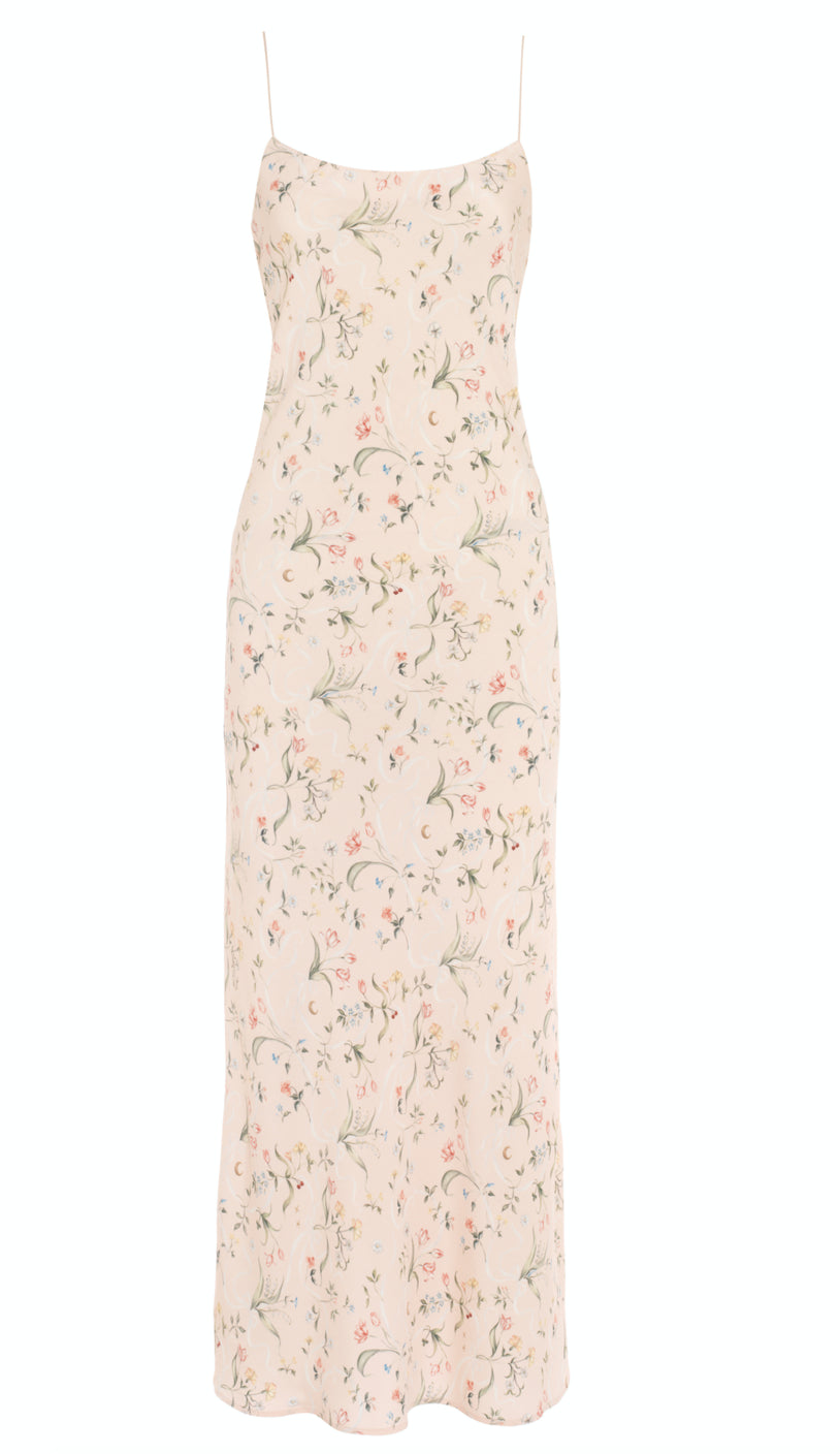 Riley Sheehey x Refine: The Carolyn Slip Dress in Pale Pink