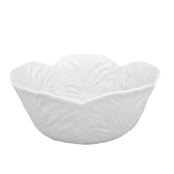 Bordallo Pinheiro Beige Cabbage Tall Salad Bowl