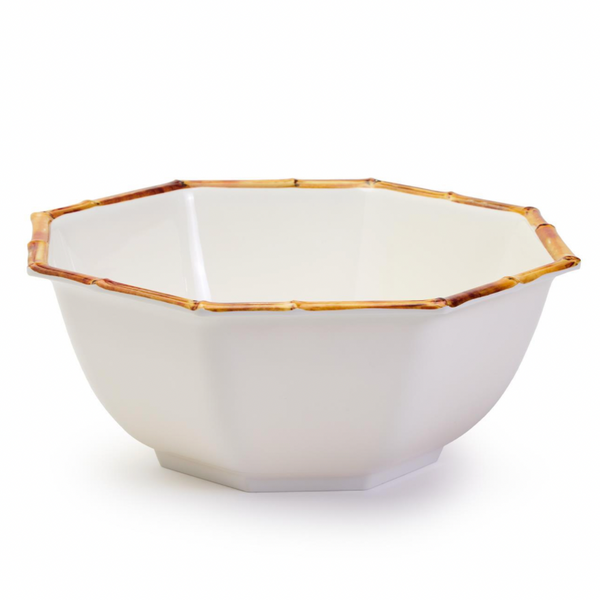 Bamboo Melamine Serving Bowl