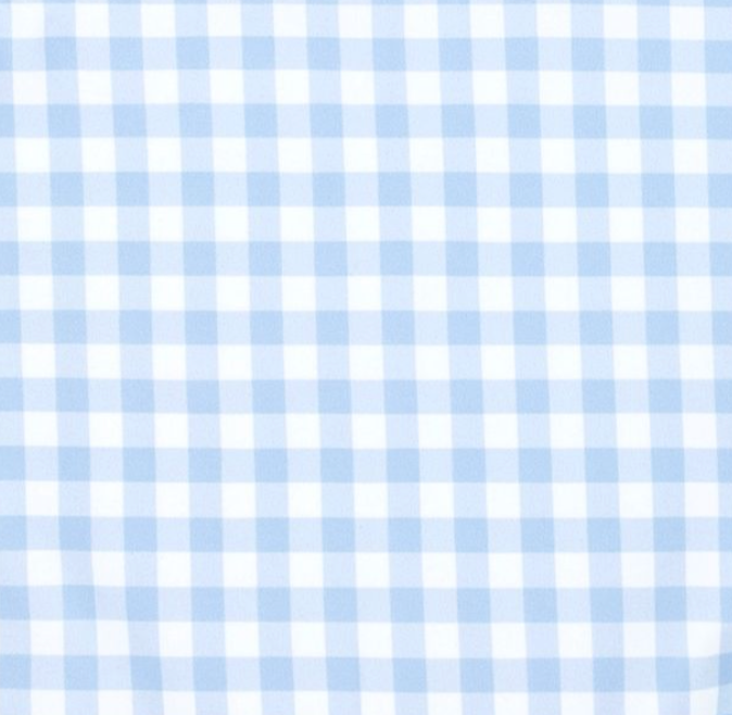 Unisex Baby Oasis Blue Gingham Sun Hat