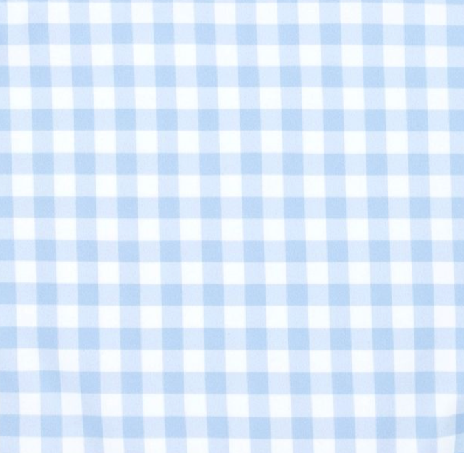 Oasis Blue Gingham Diaper Bloomer Cover
