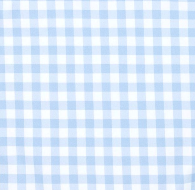 Oasis Blue Gingham Diaper Bloomer Cover