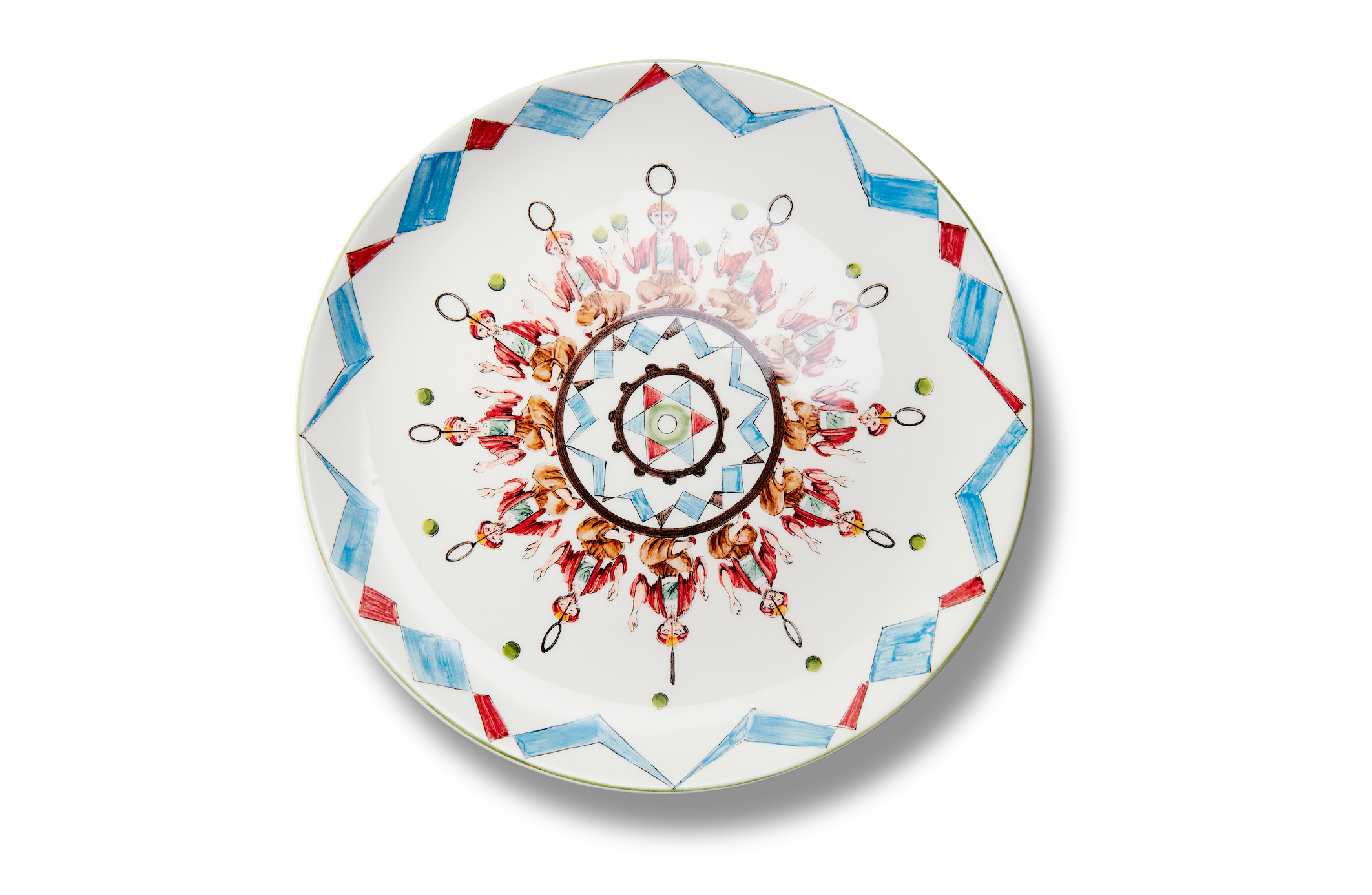 Playplates Jugglers Dinner & Dessert Plate