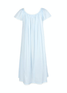 Julia Cap Sleeve Nightgown in Blue